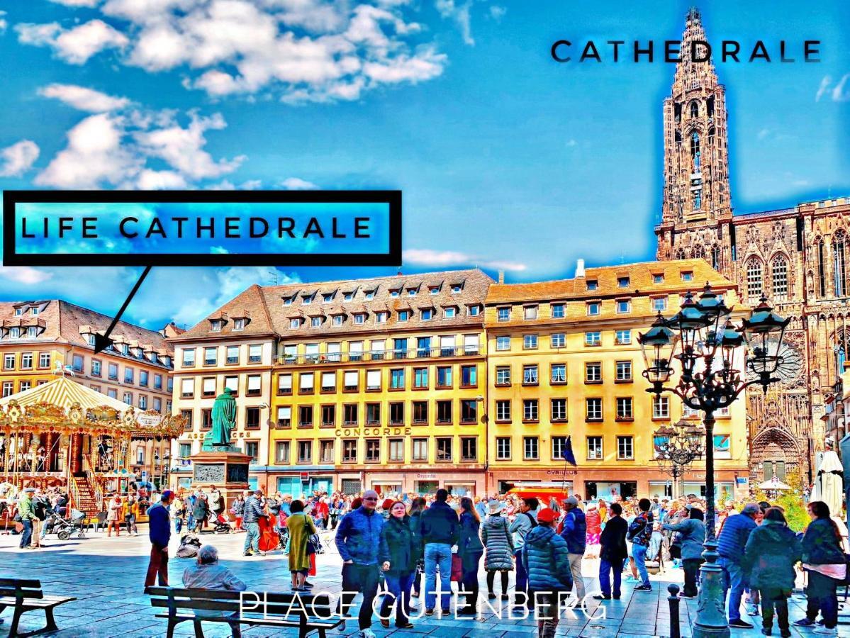 Life Cathedrale City-Center Place Gutenberg Strasbourg Luaran gambar